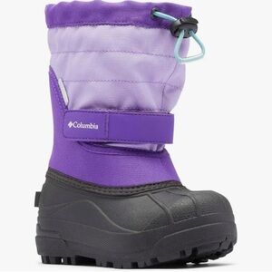 Columbia Unisex Child Powderbug Plus Li Snow Boot Purple Size 13